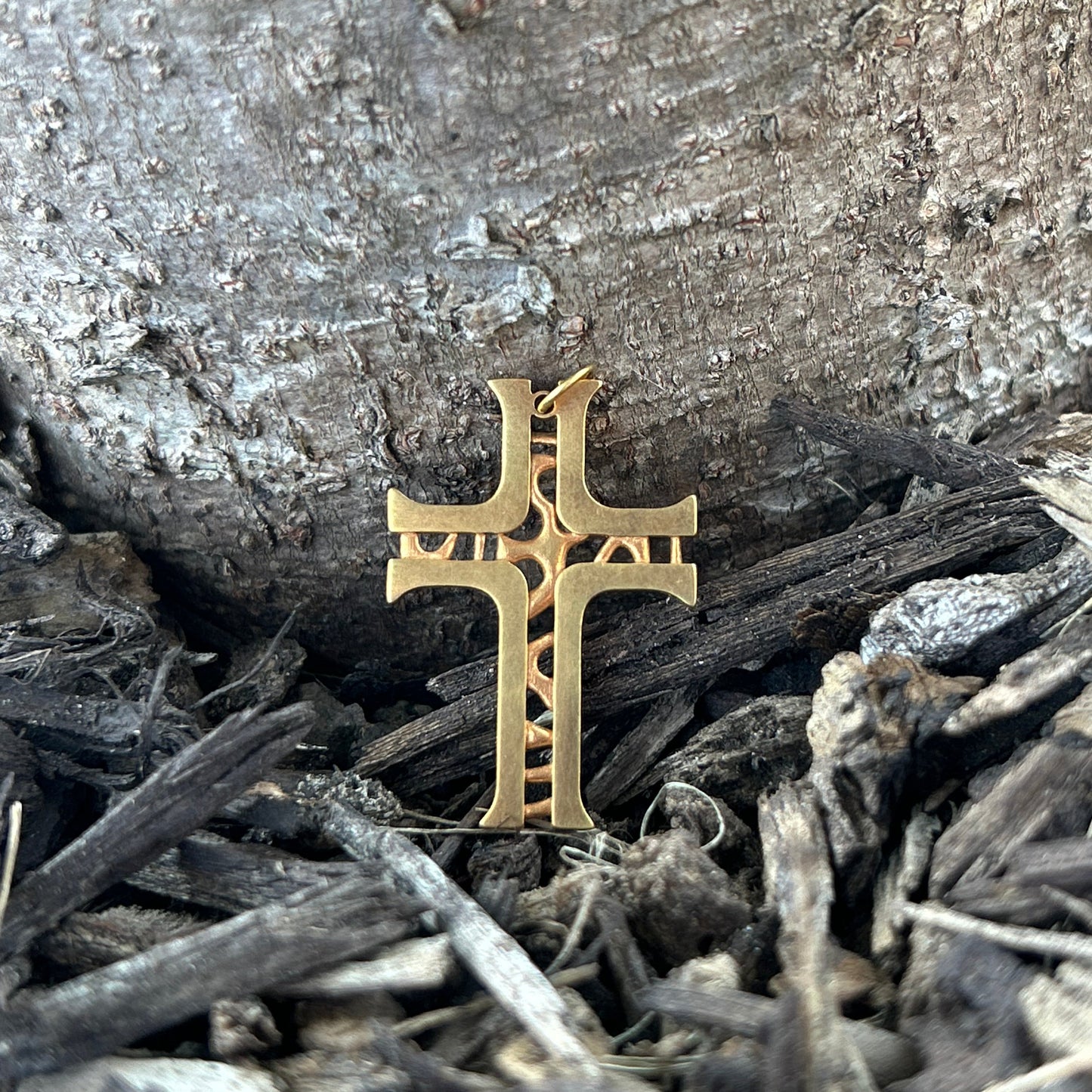 24K Gold Plated Cross Pendant