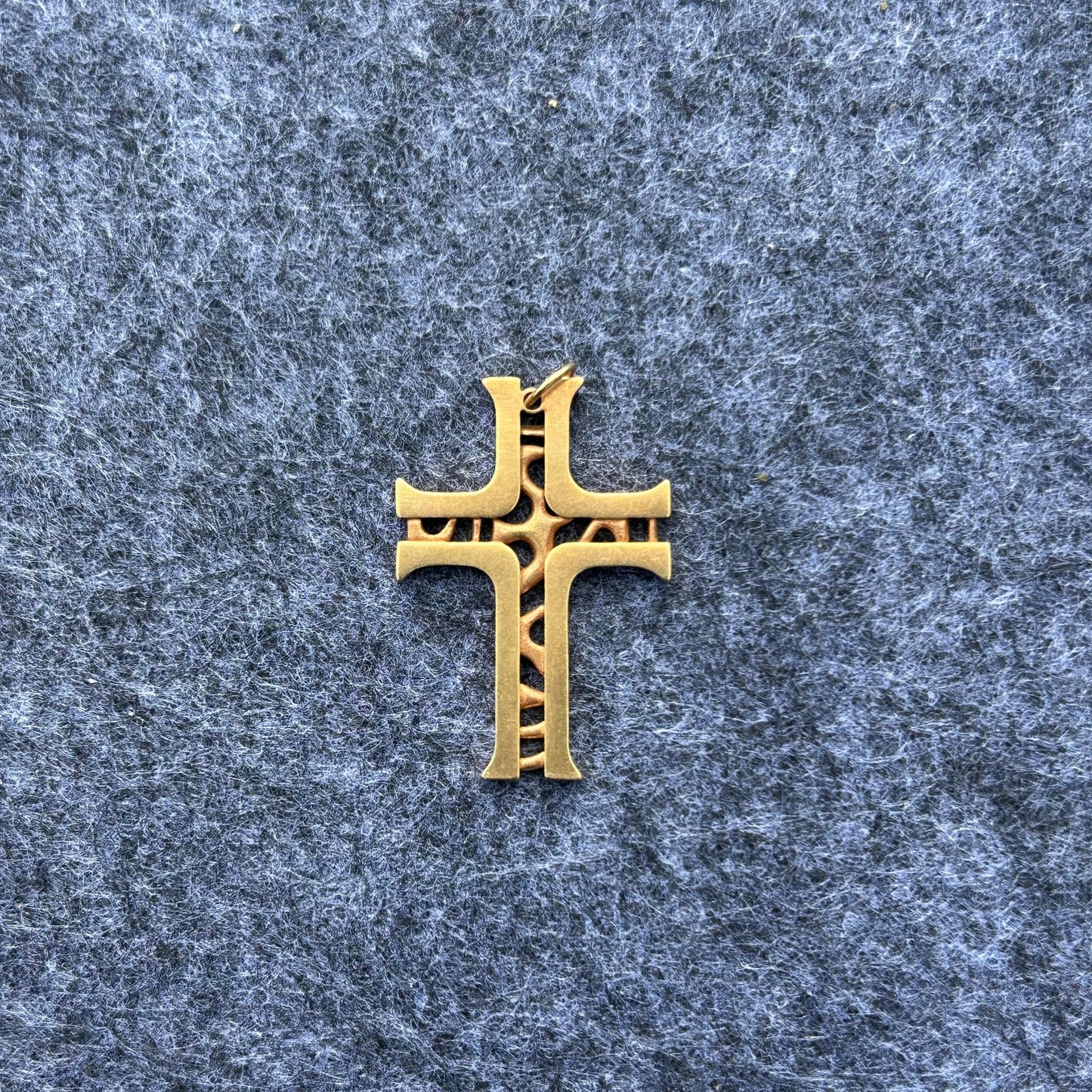 24K Gold Plated Cross Pendant